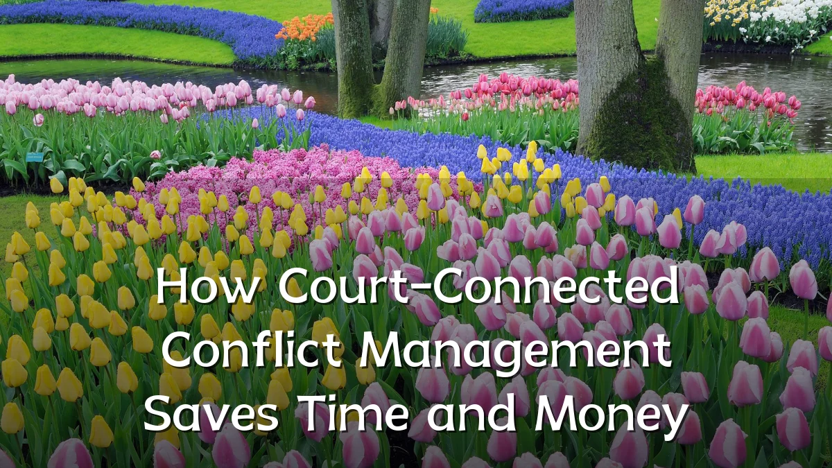 How Court-Connected Conflict Management Saves Time and Money
