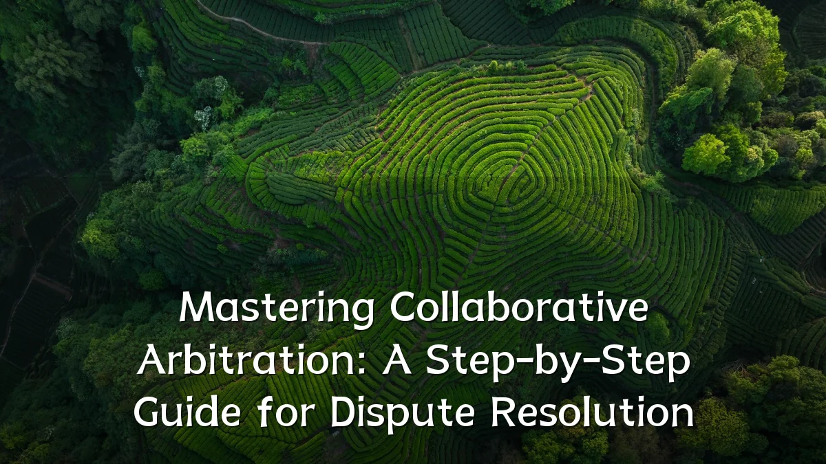Mastering Collaborative Arbitration: A Step-by-Step Guide for Dispute Resolution