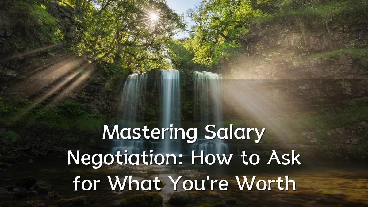 Mastering Salary Negotiation: How to Ask for What You're Worth