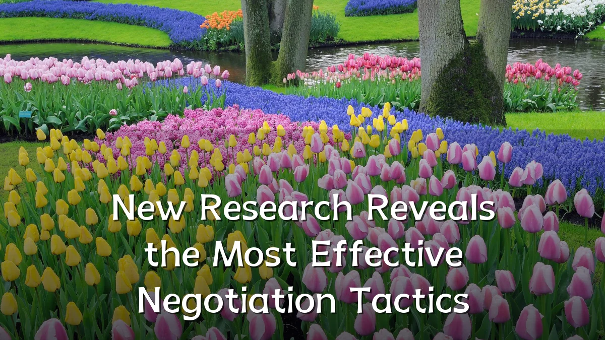 New Research Reveals the Most Effective Negotiation Tactics
