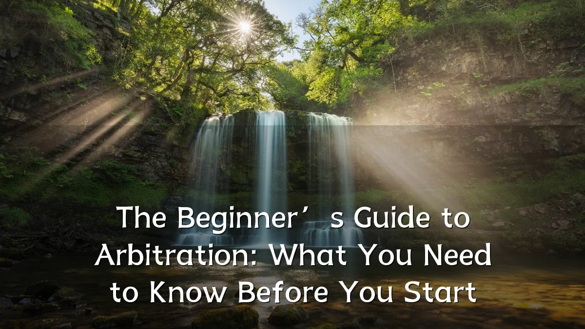 The Beginner’s Guide to Arbitration: What You Need to Know Before You Start