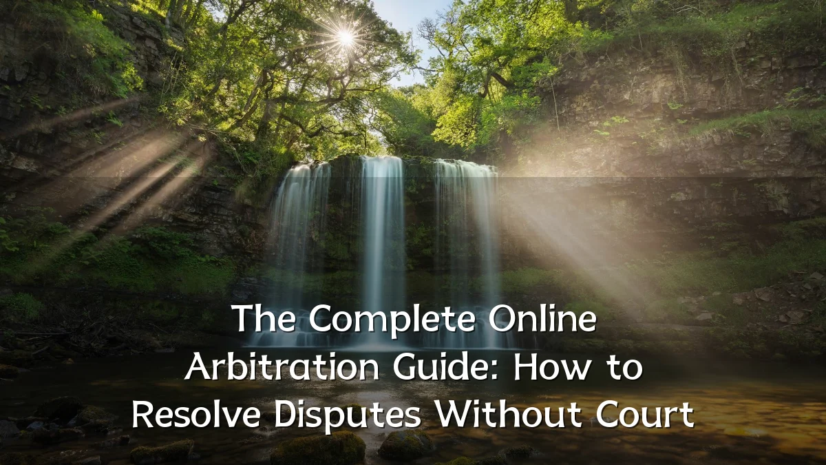 The Complete Online Arbitration Guide: How to Resolve Disputes Without Court