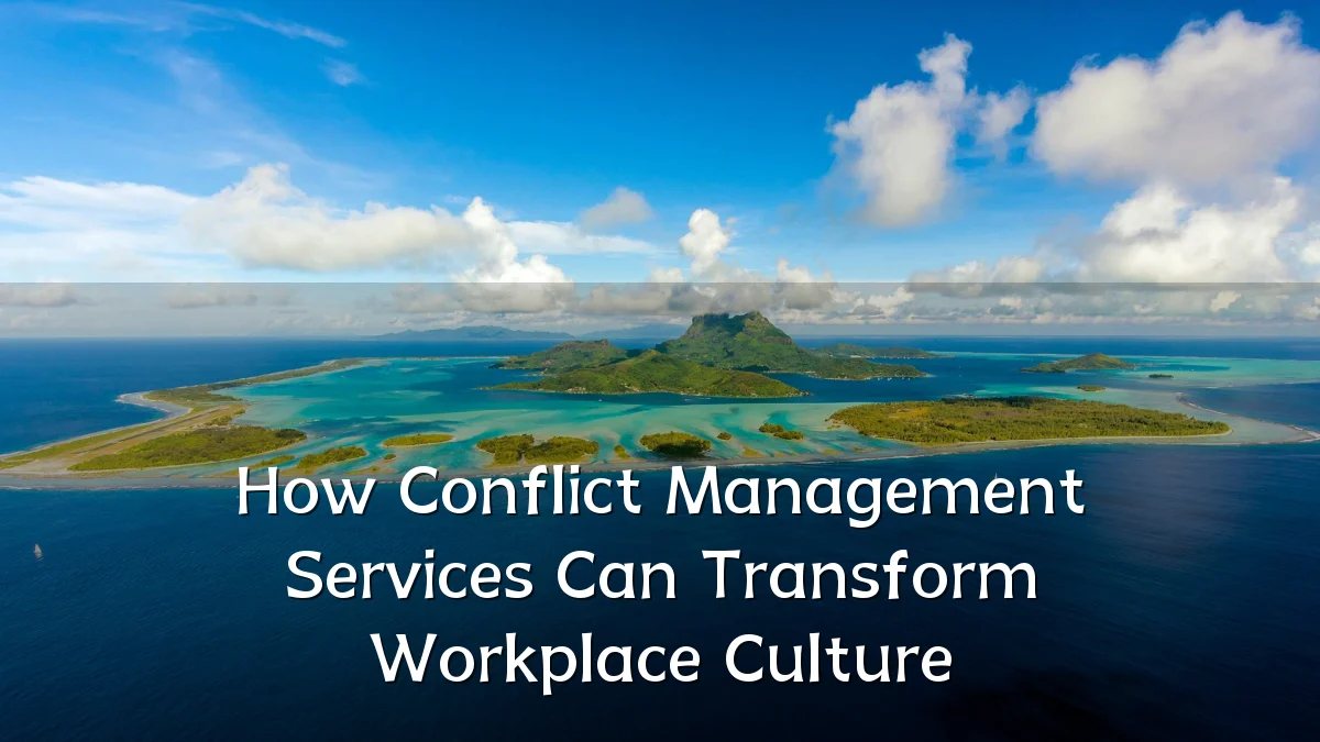 How Conflict Management Services Can Transform Workplace Culture