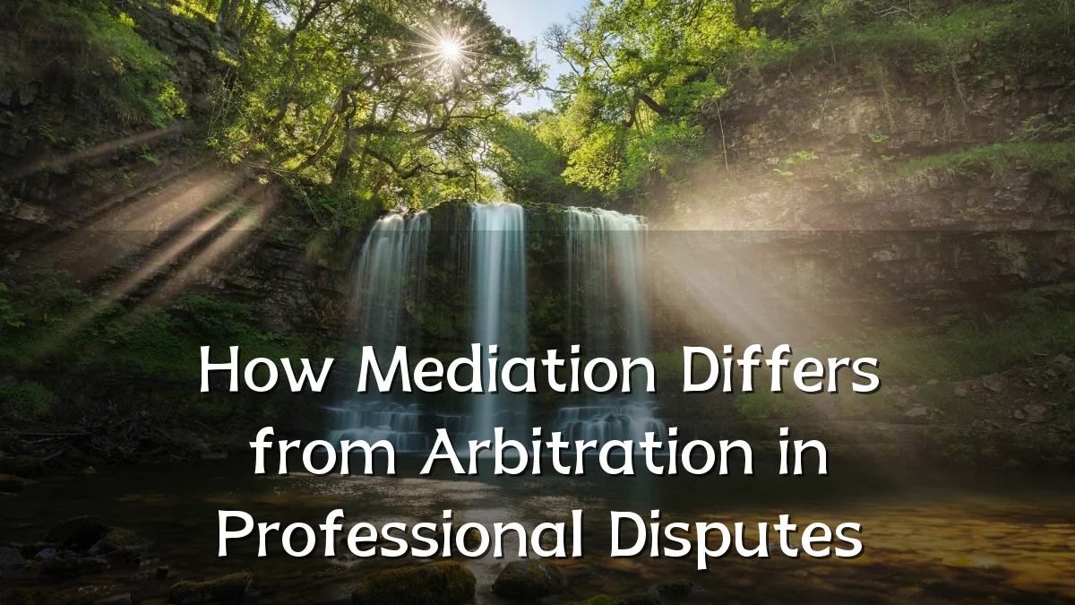 How Mediation Differs from Arbitration in Professional Disputes