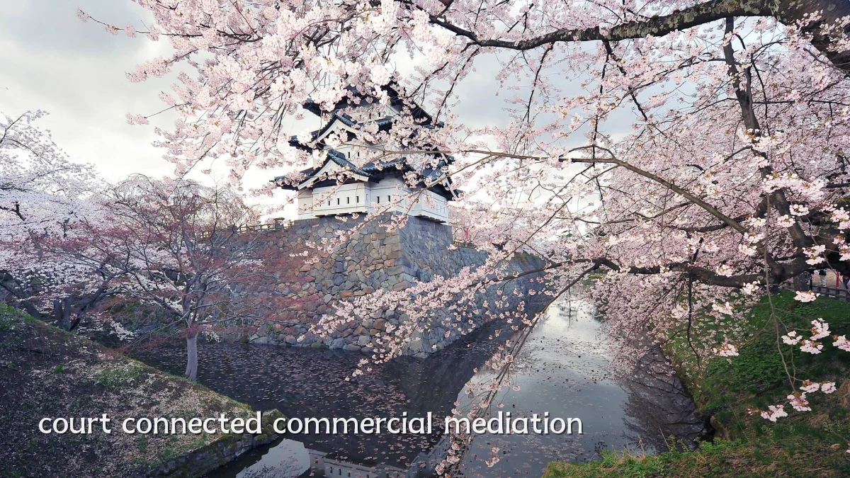 court connected commercial mediation
