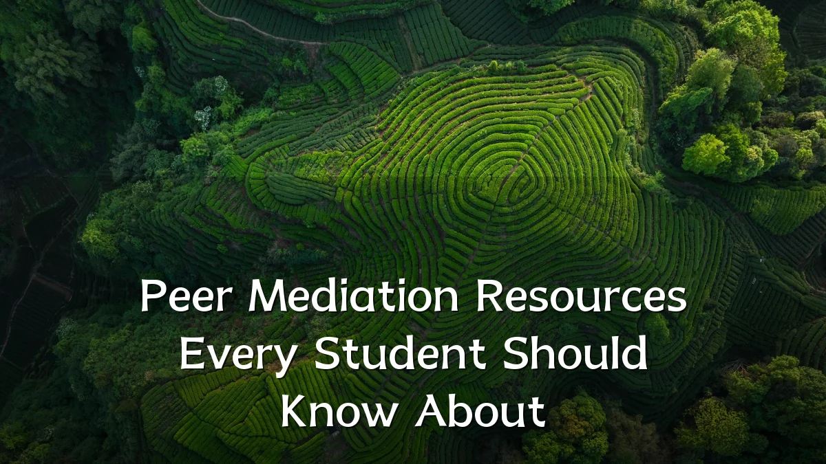 Peer Mediation Resources Every Student Should Know About