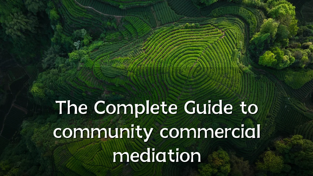 The Complete Guide to community commercial mediation