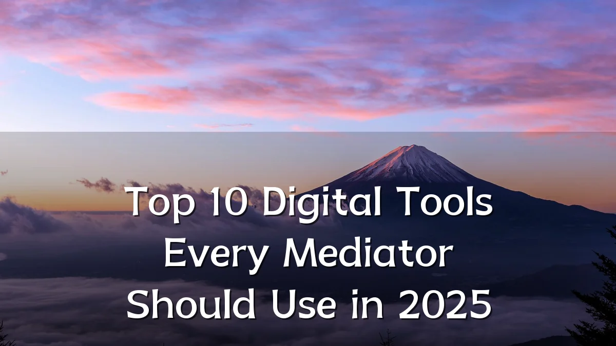 Top 10 Digital Tools Every Mediator Should Use in 2025