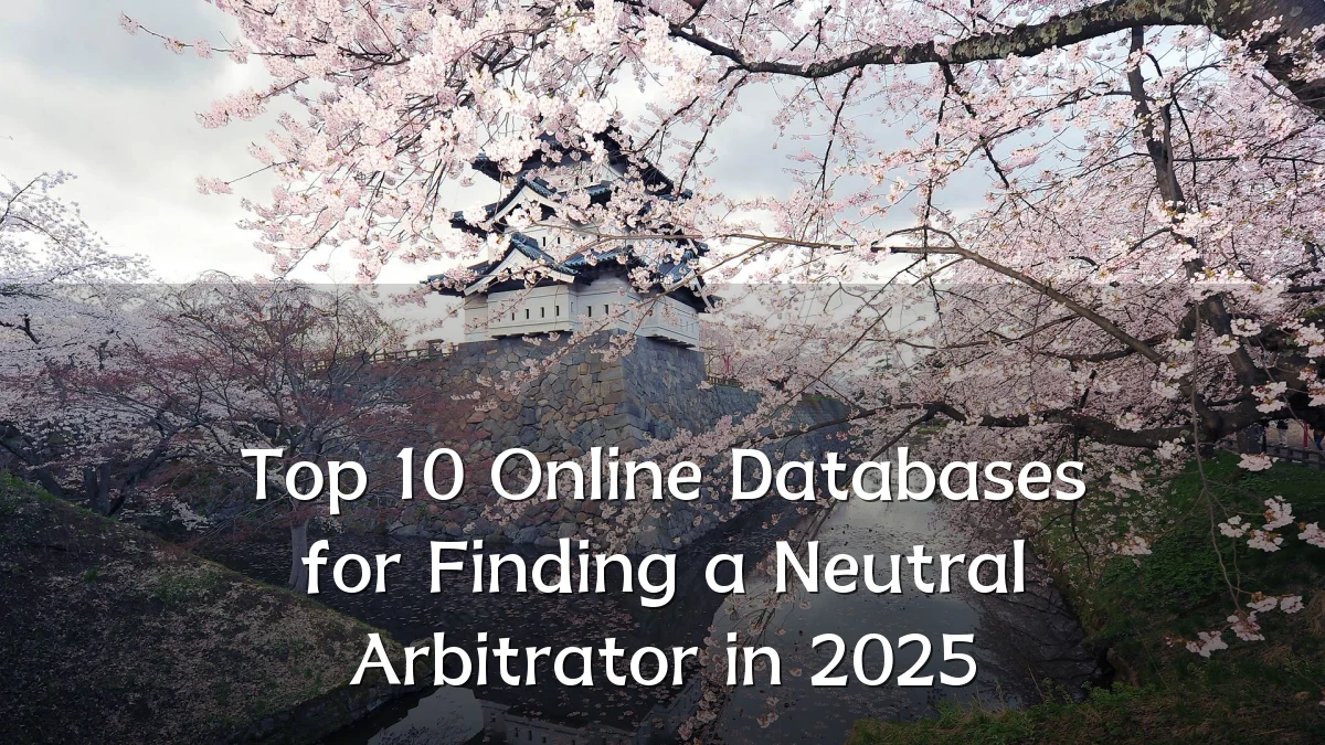 Top 10 Online Databases for Finding a Neutral Arbitrator in 2025