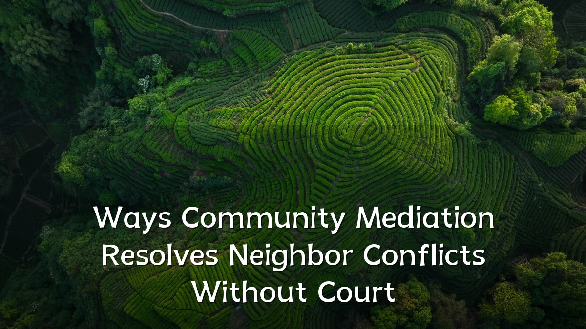Ways Community Mediation Resolves Neighbor Conflicts Without Court