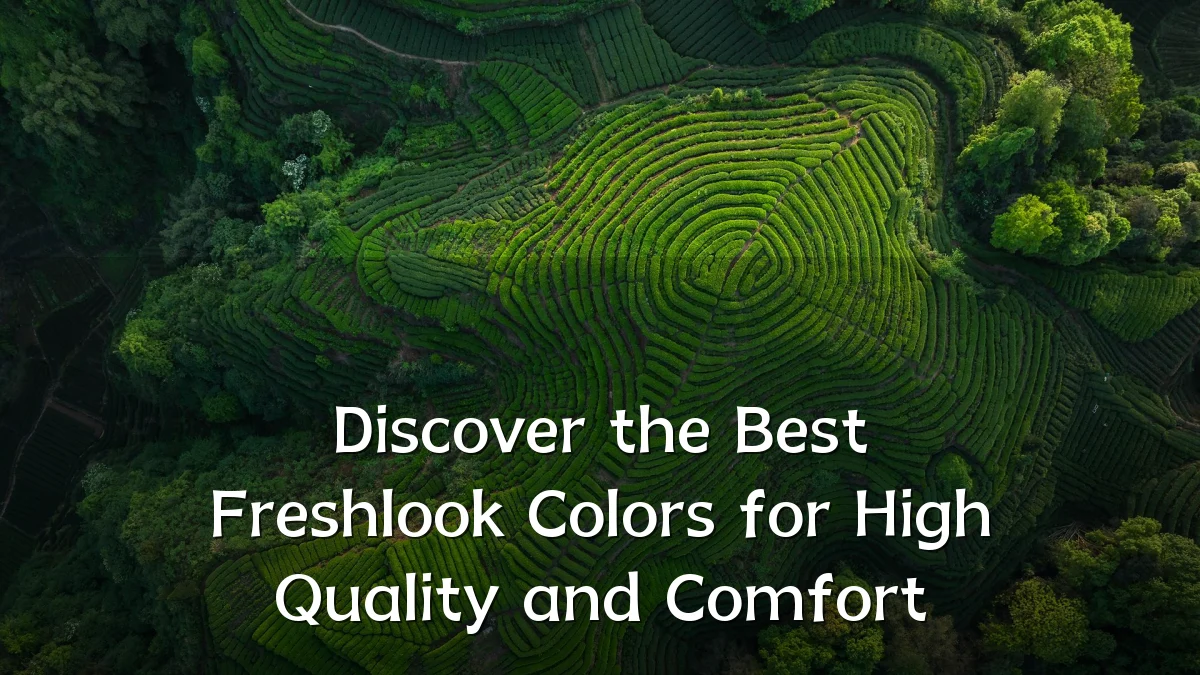 Discover the Best Freshlook Colors for High Quality and Comfort