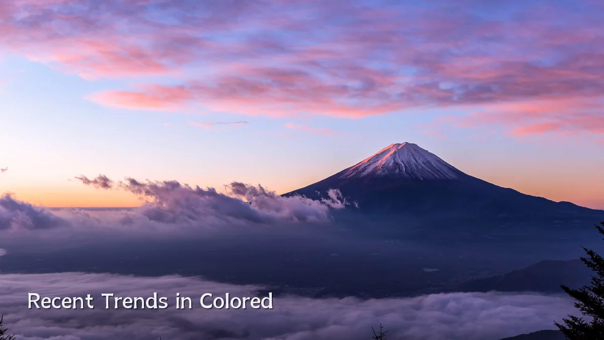 Recent Trends in Colored