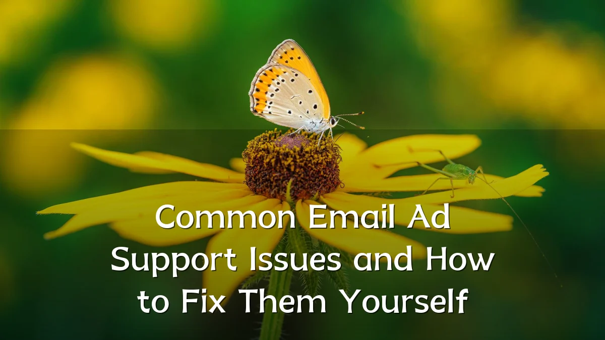 Common Email Ad Support Issues and How to Fix Them Yourself