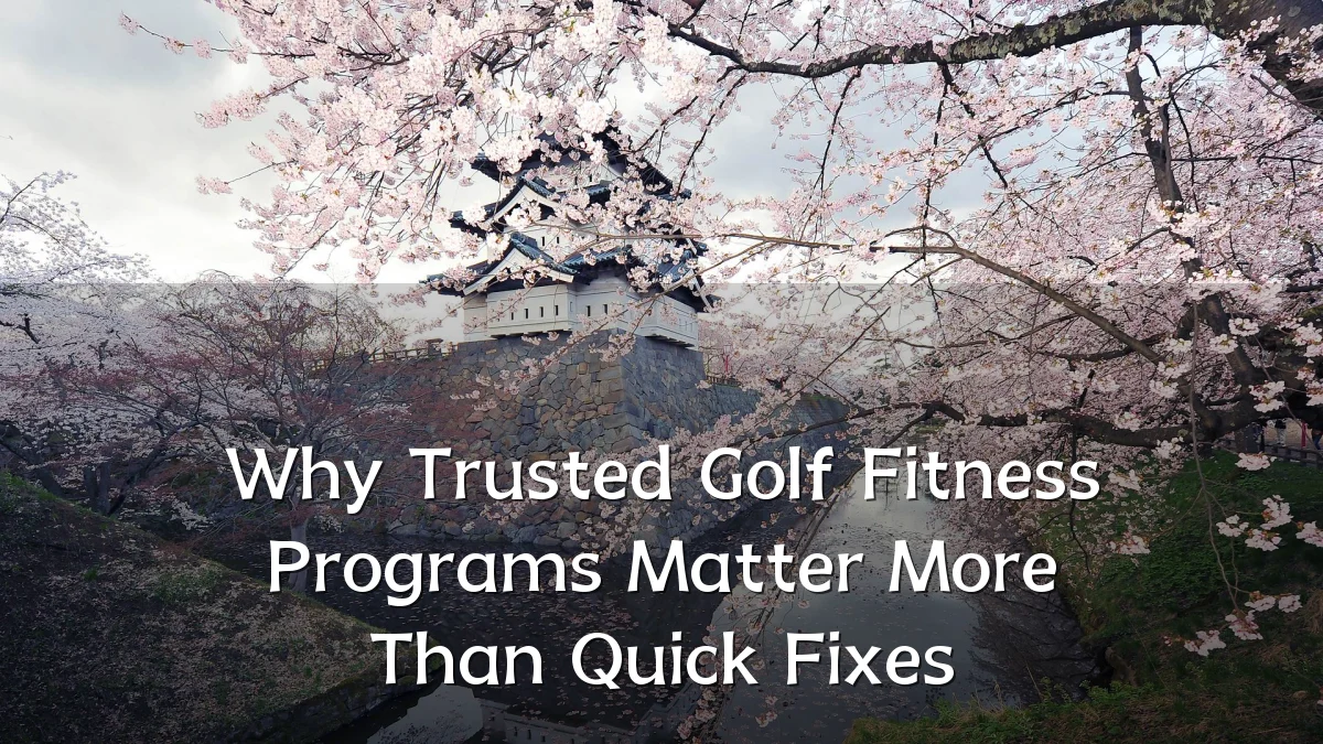 Why Trusted Golf Fitness Programs Matter More Than Quick Fixes